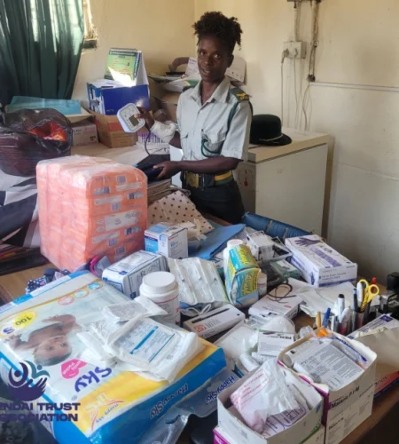 prison receiving donations at mutoko prison